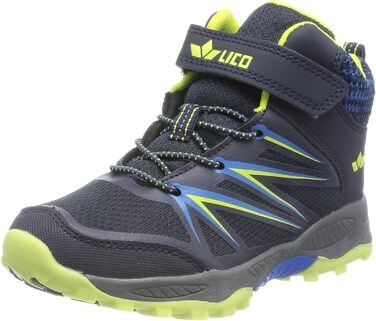 Дитячі кросівки Lico Fernley VsTrail для бігу, унісекс, кольори: морський, рожевий, бірюзовий (26 EU, морський, лимонний, блакитний)