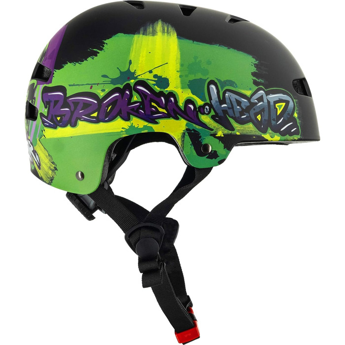 Шолом Broken Head для скейтборду, велосипеда, MTB, BMX, регульований розмір