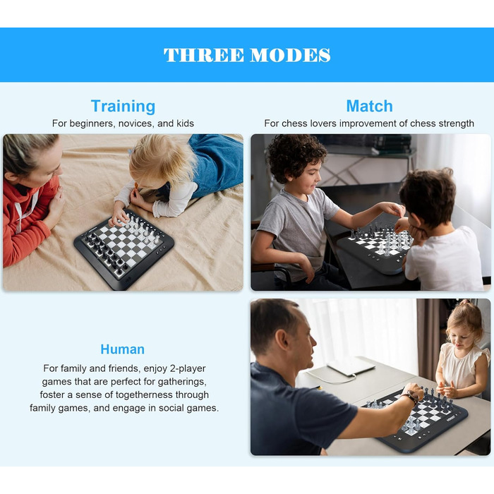 Електронна шахівниця P6 Smart Chess Board з LED, магнітне шахове комп'ютерне поле для дітей і дорослих