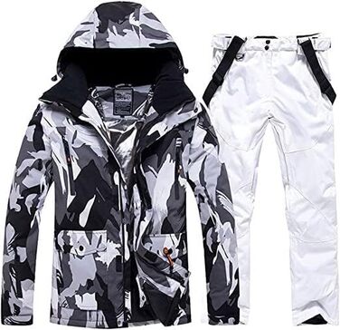 Комплект зимового костюма для чоловіків Hotian: куртка та штани для катання на лижах, сноуборді та прогулянок