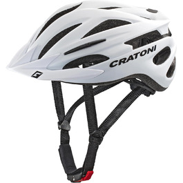 Велосипедний шолом Cratoni Pacer MTB S/M 54-58 см, матовий білий