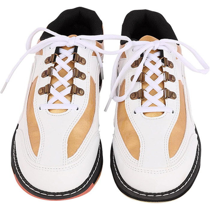 Взуття для боулінгу SDEQA для чоловіків та жінок, дихаюче, легке, біле, 41 EU