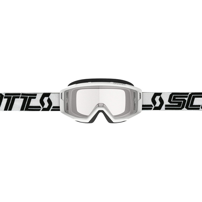 Мотокросові окуляри Scott Primal Clear MX/MTB, білі з прозорою лінзою