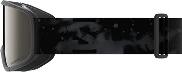 Маска для лиж та сноуборду Salomon Aksium 20 S Unisex, чорна (Black Deep), захисні окуляри для гірських видів спорту