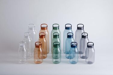 Пляшка для води Kinto, димчасто-сіра, 950 мл, преміум якість