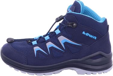 Черевики LOWA Innox EVO GTX QC JR 34 EU Navy/Turquoise - дитячі водонепроникні черевики для активного відпочинку