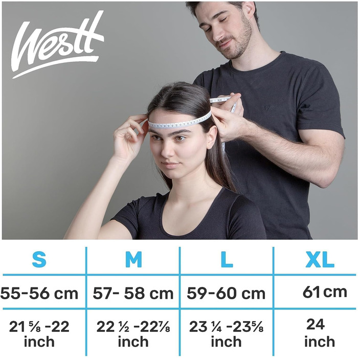 Шолом для мотокросу Westt Fullface з подвійним візором, сонцезахисною лінзою, сертифікований ECE, матовий сірий, розмір M (57-58 см) – для мотоцикла, MTB, ендуро, квадроцикла