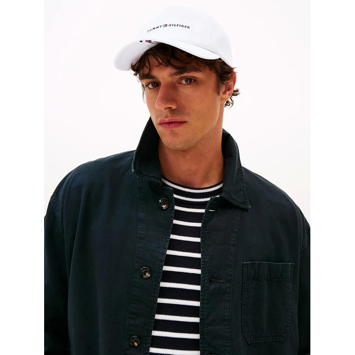 Чоловічий ремінь Tommy Hilfiger, синій (Th Optic White)
