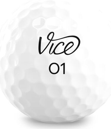 Гольф-м'ячі Vice Pro Zero, преміум, для професіоналів