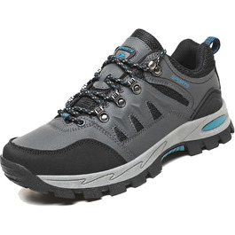 Чоловічі туристичні черевики для хайкінгу та трекінгу. Сірі, зручні, з антиковзкою підошвою. Хайкінгові черевики для жінок та чоловіків. 43 EU
