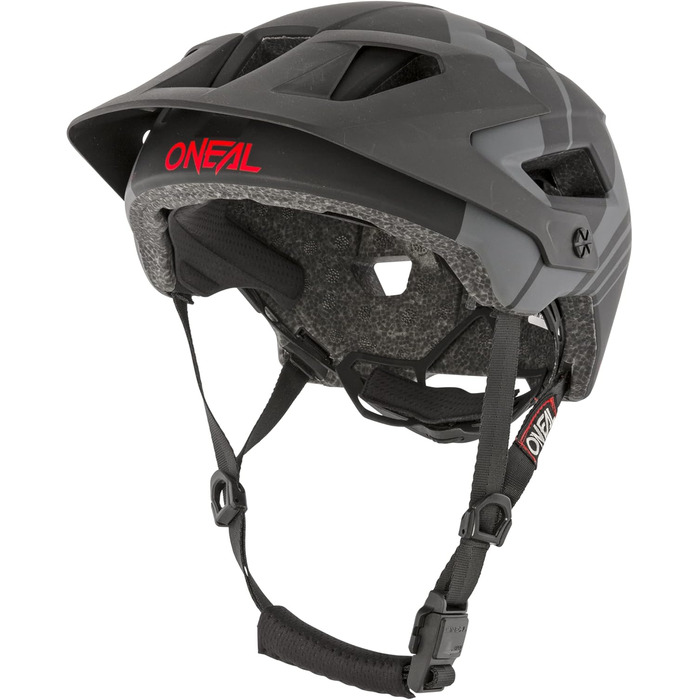 Шолом для гірського велосипеда O'NEAL Defender Nova, ендуро, чорний/сірий, L/XL, міцний ABS, вентиляція, знімні підкладки, для дорослих