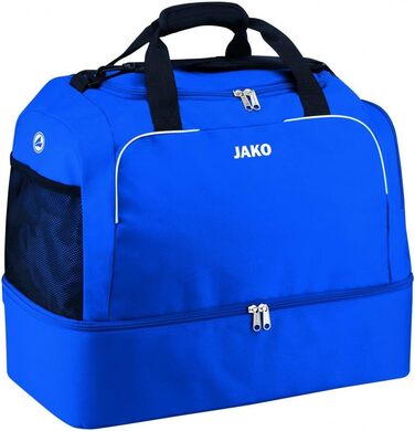 Спортивна сумка JAKO Classico з відділенням для взуття, синя, розмір Senior