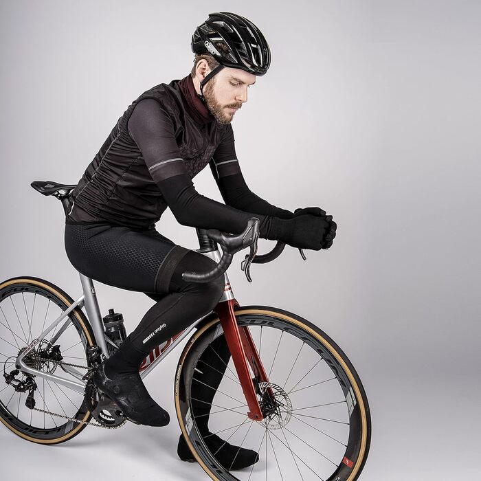 Рукавички велосипедні GripGrab Primavera 2 Merino XL/XXL, чорні - термо, сенсорні, для весни/осені/зими