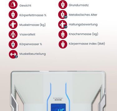 Ваги-аналізер Tanita RD-953 Bluetooth 4.0, медична технологія, білі