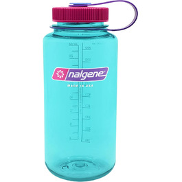 Пляшка для води Nalgene Sustain Tritan 907 мл, BPA-free, з широкою шийкою, з 50% переробленого пластику, Surfer
