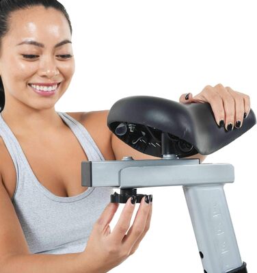 Велотренажер Exerpeutic з Bluetooth, сумісний з додатком MyCloudFitness, для домашніх тренувань
