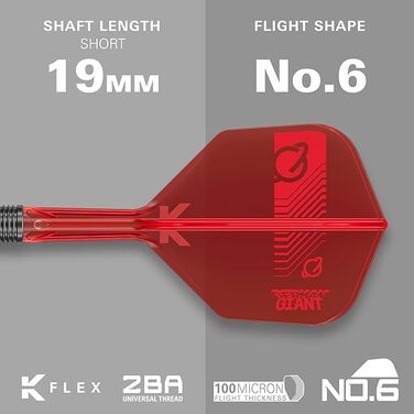 Дротики Target Darts Gabriel Clemens 95K Swiss Point, 95% вольфраму, K-Flex, 21/22/23 г, професійний набір