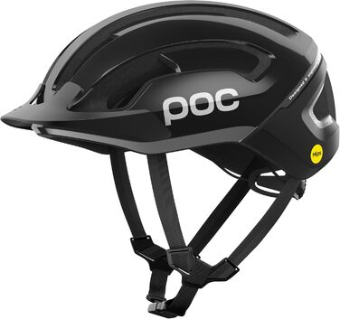 Велосипедний шолом POC Omne Air Resistance MIPS, для MTB та міста, з MIPS захистом, вентиляцією, регульованим козирком, чорний, S (50-56 см)