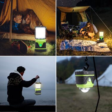LED кемпінговий ліхтар Flintronic 2200 люмен, 6000mAh, 4 режими, регулювання яскравості, IP54, для кемпінгу, надзвичайних ситуацій, без акумулятора