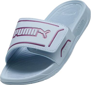 Сандалії PUMA Royalcat Comfort 2 - унісекс, чорно-темно-сірі, розмір 40/41 EU, кольори Snow Mountain Blue Plum Wine