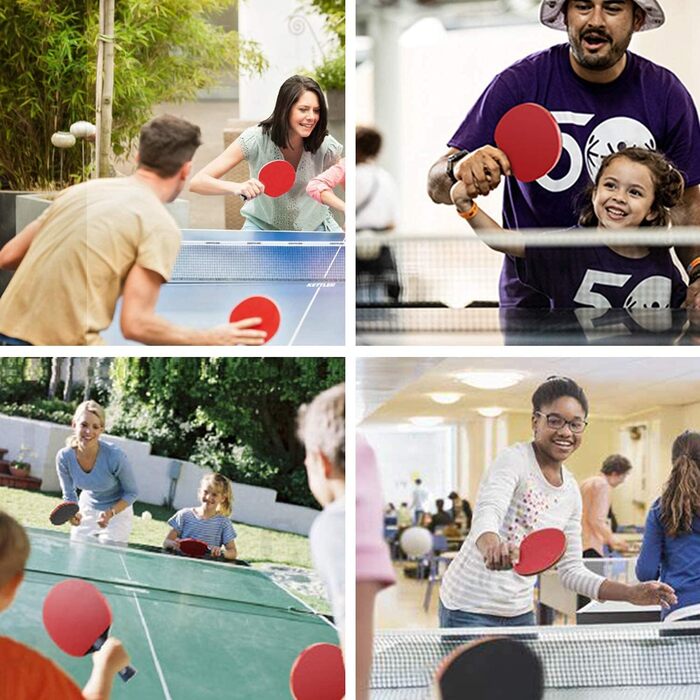 Набір для настільного тенісу PIQIUQIU: 2 ракетки, 3 м'ячі, сумка