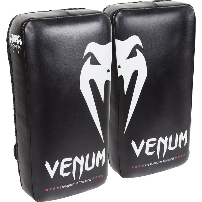 Лапи для кікбоксингу Venum Giant, унісекс, чорні/лід, універсальний розмір