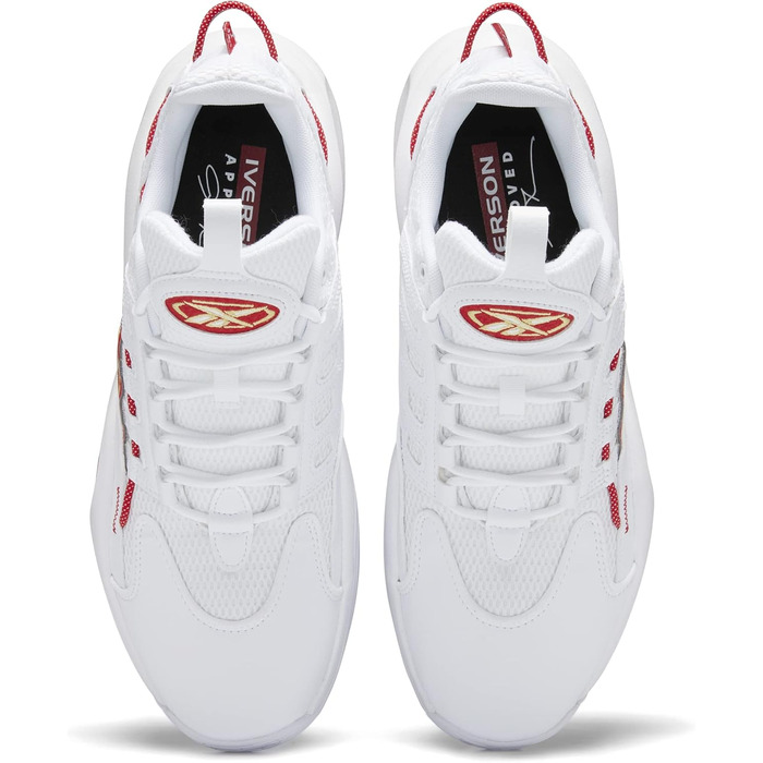 Баскетбольне взуття Reebok Unisex Lösung Mitte, 36 EU, білий, Vector Blue, Matte Gold