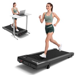 Бігова доріжка DeerRun 1845W для ходьби та бігу з APP, чорна. Макс. вага 136 кг, портативна для дому/офісу