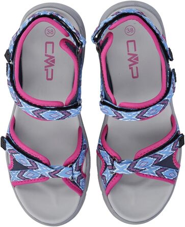CMP жіночі трекінгові сандалі Almaak, блакитний/фуксія (36 EU)