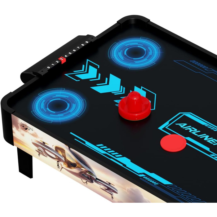 Airhockey Carromco Airliner-XM: стіл для гри з повітряною шайбою для 2 гравців (від 6 років)