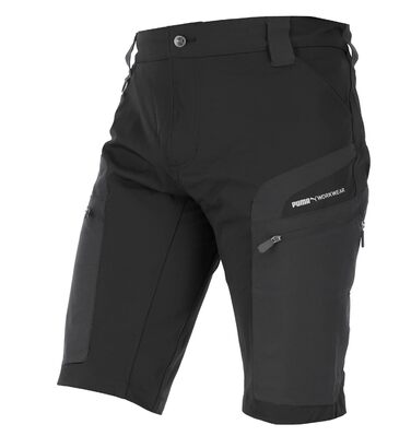 Чоловічі шорти для трекінгу PUMA Workwear Pro-One Adventure: посилений нейлон, 4-way stretch, з D-кільцем, Sky Blue (XL, Чорний/Антрацит)