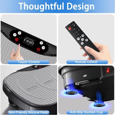 Віброплатформа для фітнесу з гумовими амортизаторами: схуднення, лімфодренаж, тренування всього тіла