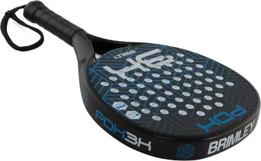 Ракетка для падел-тенісу Brimley Padelschläger Carbon PDX3K 3K-Carbon | Підходить для початківців та досвідчених гравців | 100% карбонова ракетка, Eva-наповнювач, зручна захисна сумка