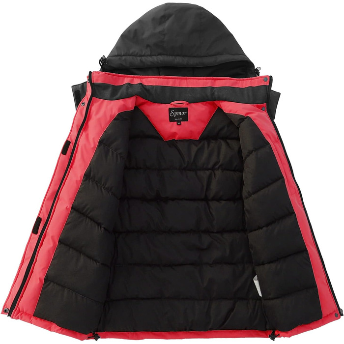 Жіноча водонепроникна легка куртка-дощовик вітрозахисна з капюшоном, світло-зелена (M, червоний/похідний, однотонний (Getaway Solids))