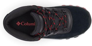 Трекінгові черевики Columbia Newton Ridge Amped Mid Rise для дітей (36 EU, Black Mountain Red Youth)