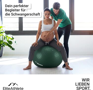 Фітбол для фітнесу, йоги та офісу Deep Forest 55 см з антивибуховою системою