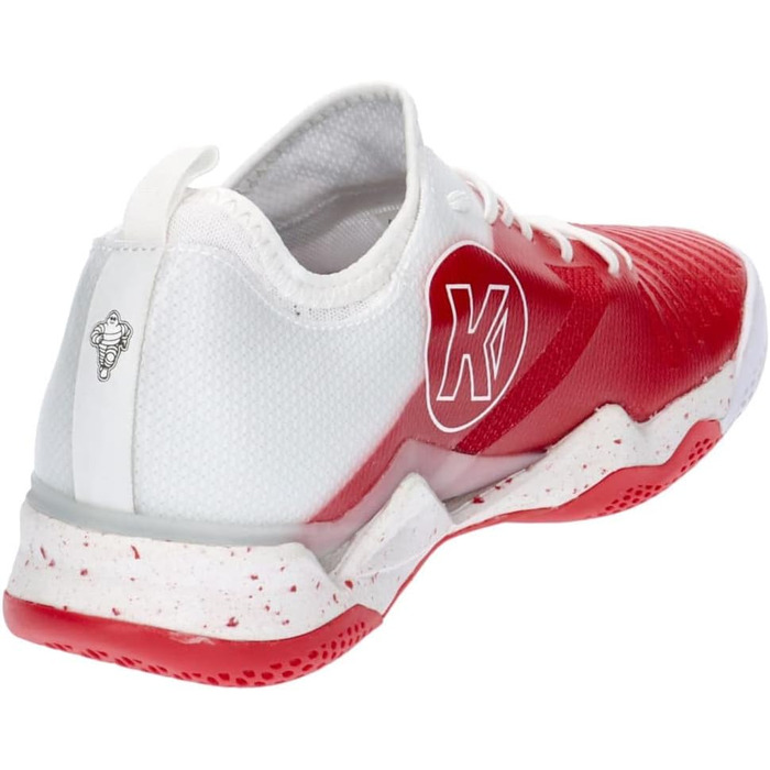 Жіночі гандбольні кросівки Kempa Wing Lite 2.0 - спортивне взуття, 41 EU, біло-червоні