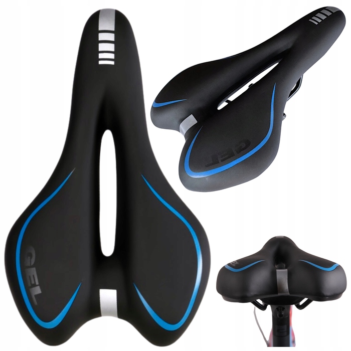 Велосипедне гелеве сідло Fit4Med Airflow, м'яке, 160 мм