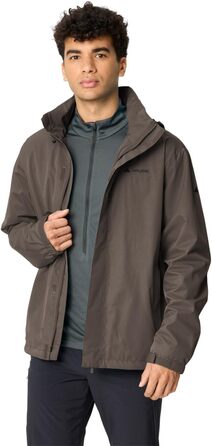 Чоловіча водонепроникна куртка VAUDE Escape light Jacket — вітрівка з мембраною, дихаюча, колір deer brown, розмір 4XL