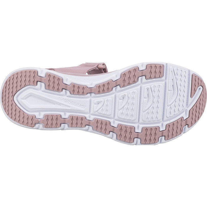 Сандли Skechers D'Lux Walker New Block для жінок (35 EU, Blush Mesh)