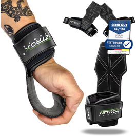 NetroxSports Hyper Grips – Ремені для тяги, фітнес-страпи для важкої атлетики, бодібілдингу, кросфіту, захист зап'ястя, універсальні для чоловіків і жінок