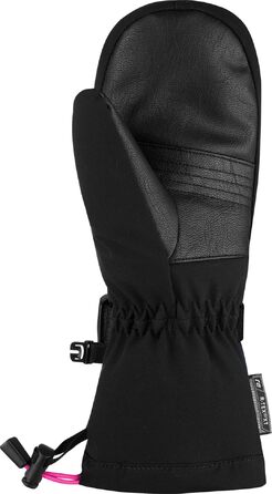Дитячі гірськолижні рукавиці Reusch Softshell з пуховим утепленням, чорні, розмір 6.5