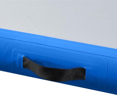 Гімнастична килимок LSLIFE надувний, 4/5/6 метрів, товщина 10 см, з електричним насосом. Для гімнастики, йоги, тренувань, дітей. Надувна гімнастична доріжка, тренувальна балка.