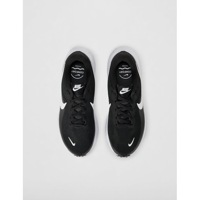 Кросівки Nike Revolution 8 для бігу по місту, жіночі, HJ8485 (44.5 EU, чорний/білий/сірий)