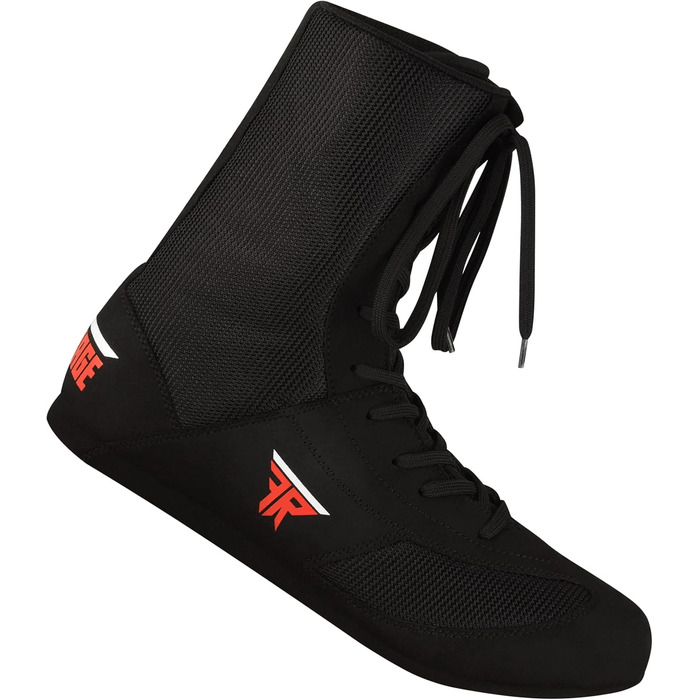 Боксерські черевики FISTRAGE: шкіряні, для тренувань, унісекс, Pro, чорні. Підходять для чоловіків та підлітків.