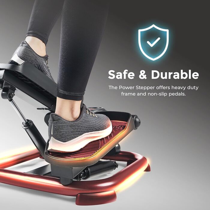 Степпер Sunny Health & Fitness Twist з еспандерами та рукояткою для фітнесу