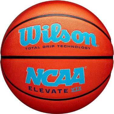 Баскетбольний м'яч Wilson NCAA Elevate VTX №5 для дорослих, помаранчево-синій