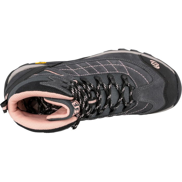 Кросівки для бігу Brütting Mount Crillon HighTraillaufschuhe, 39 EU, сірий, рожевий