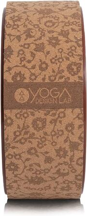 Йога-колесо Yoga Design Lab Mandala Black, коркове, екологічне, для глибокої розтяжки та покращення постави, надміцне, Дхарма-рад