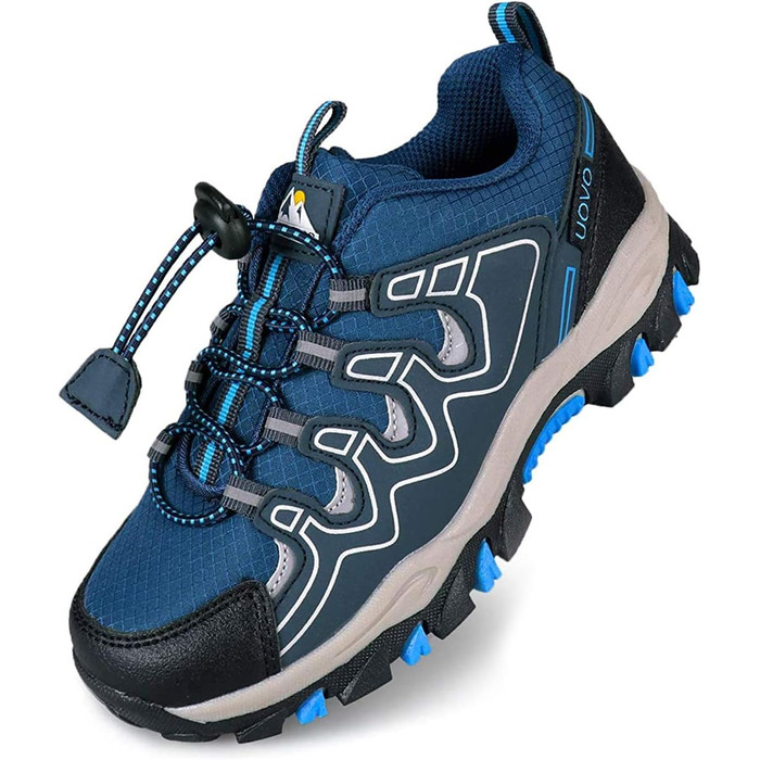 Дитячі трекінгові кросівки UOVO для активного відпочинку та спорту, блакитні, розмір 36